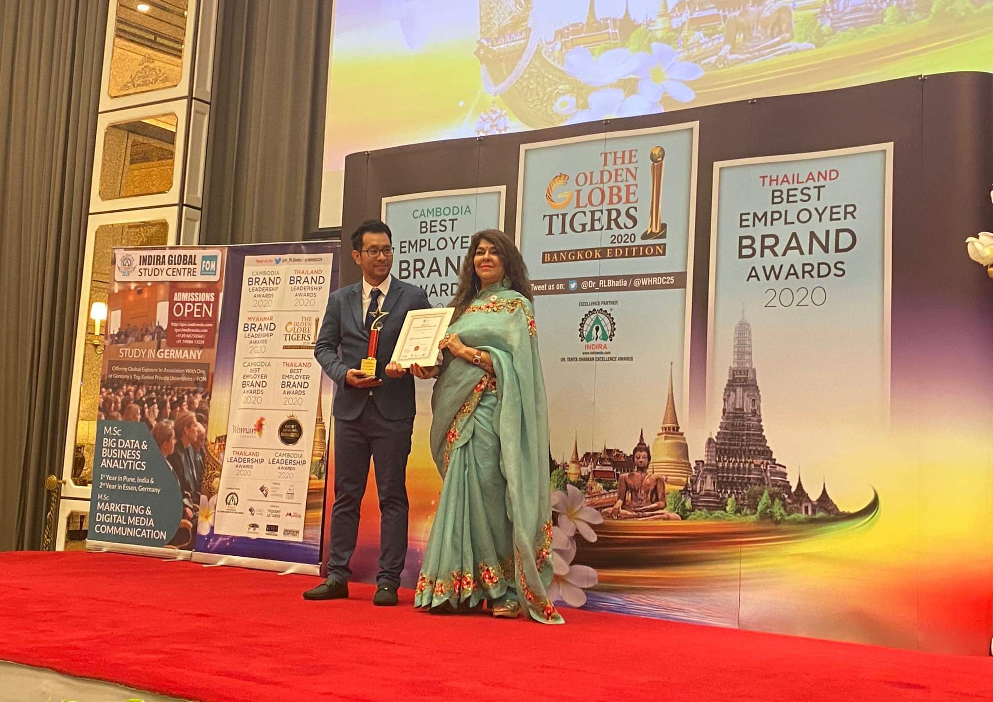 Receiving Thailand Best Employer Award 2020